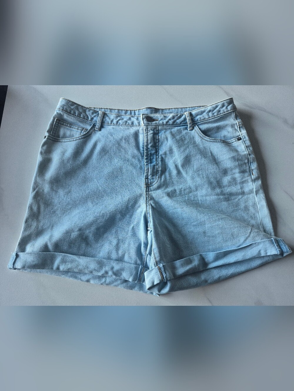 George Light Blue Denim Women’s Shorts